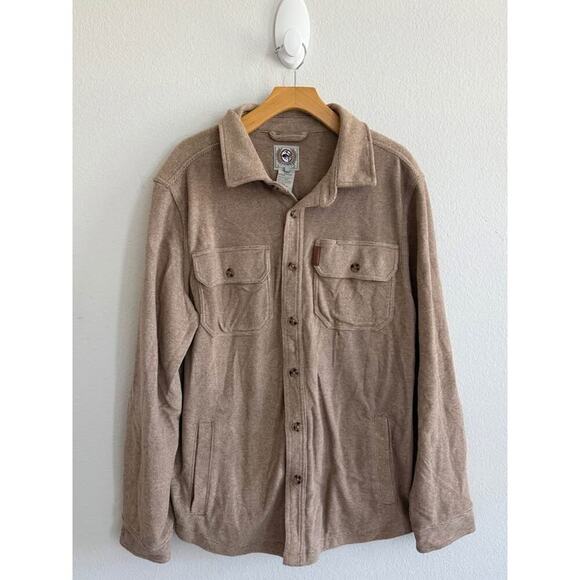 Cinch Men’s Polar Fleece Classic Long Sleeve Button Down Sz L‎ - Picture 1 of 7